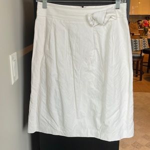 Elie Tahari White Skirt